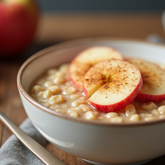 Delicious Apple Cinnamon Overnight Oats with Whey Protein Recipe and Ingredients