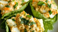 Discover the Refreshing Delight of Avocado Egg Salad Lettuce Wraps with Simple Ingredients