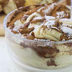 Cinnamon Swirl Protein Cake