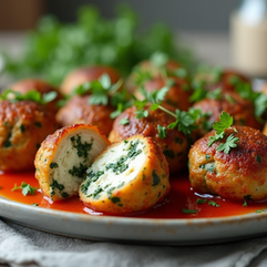 Delicious Chicken Spinach Feta Meatballs Recipe with Easy Ingredients