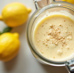 A Refreshing Lemon Vanilla Protein Shake Recipe Featuring Cottage Cheese and Protein Powder