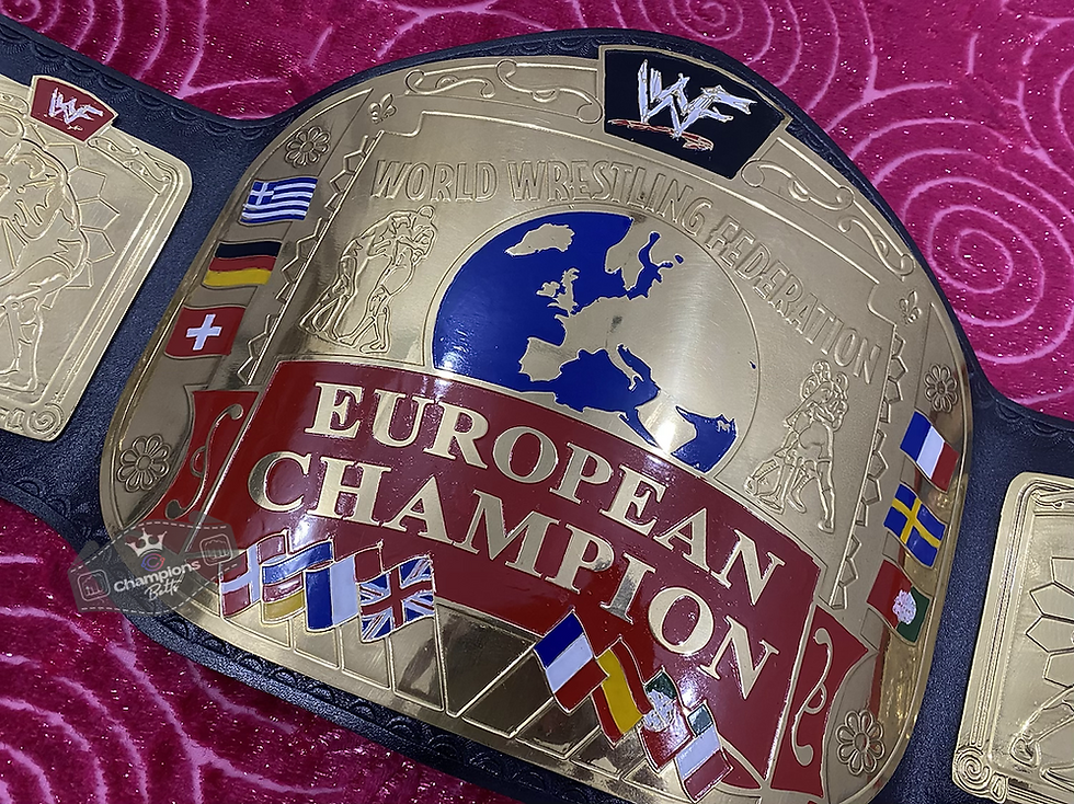 Thumbnail: WWF European Scratch Logo Wrestling Tittle Championship Belt