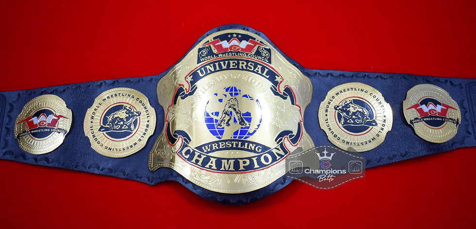 Thumbnail: WWC Puerto Rico World Universal Heavyweight Wrestling Championship Belt