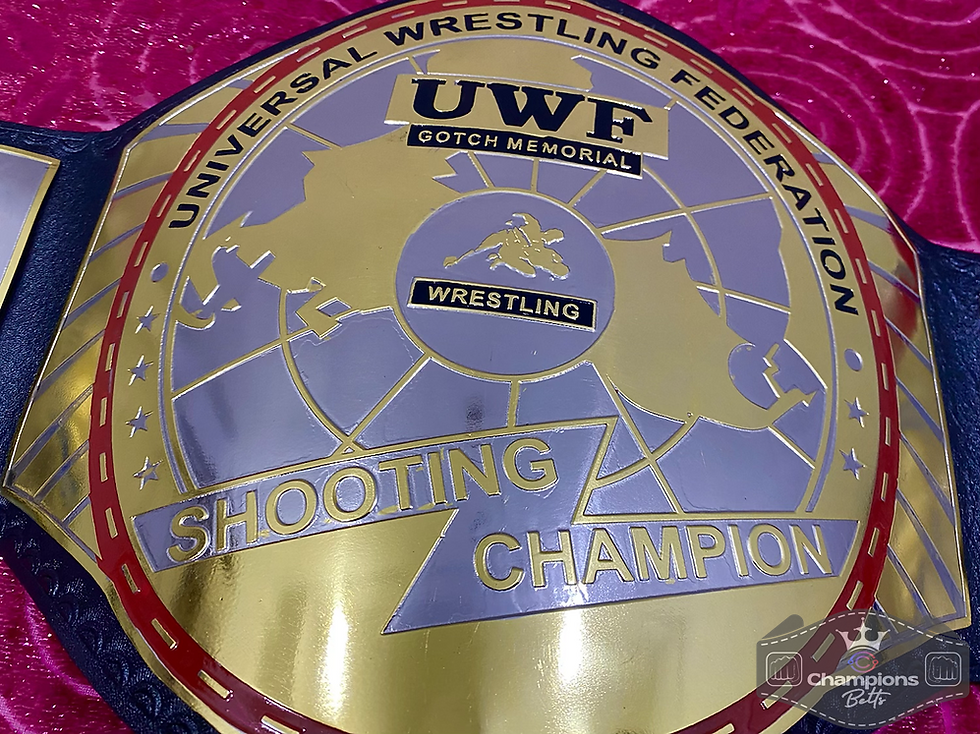 Thumbnail: UWF Universal Wrestling Federation Shooting Championship Title Belt