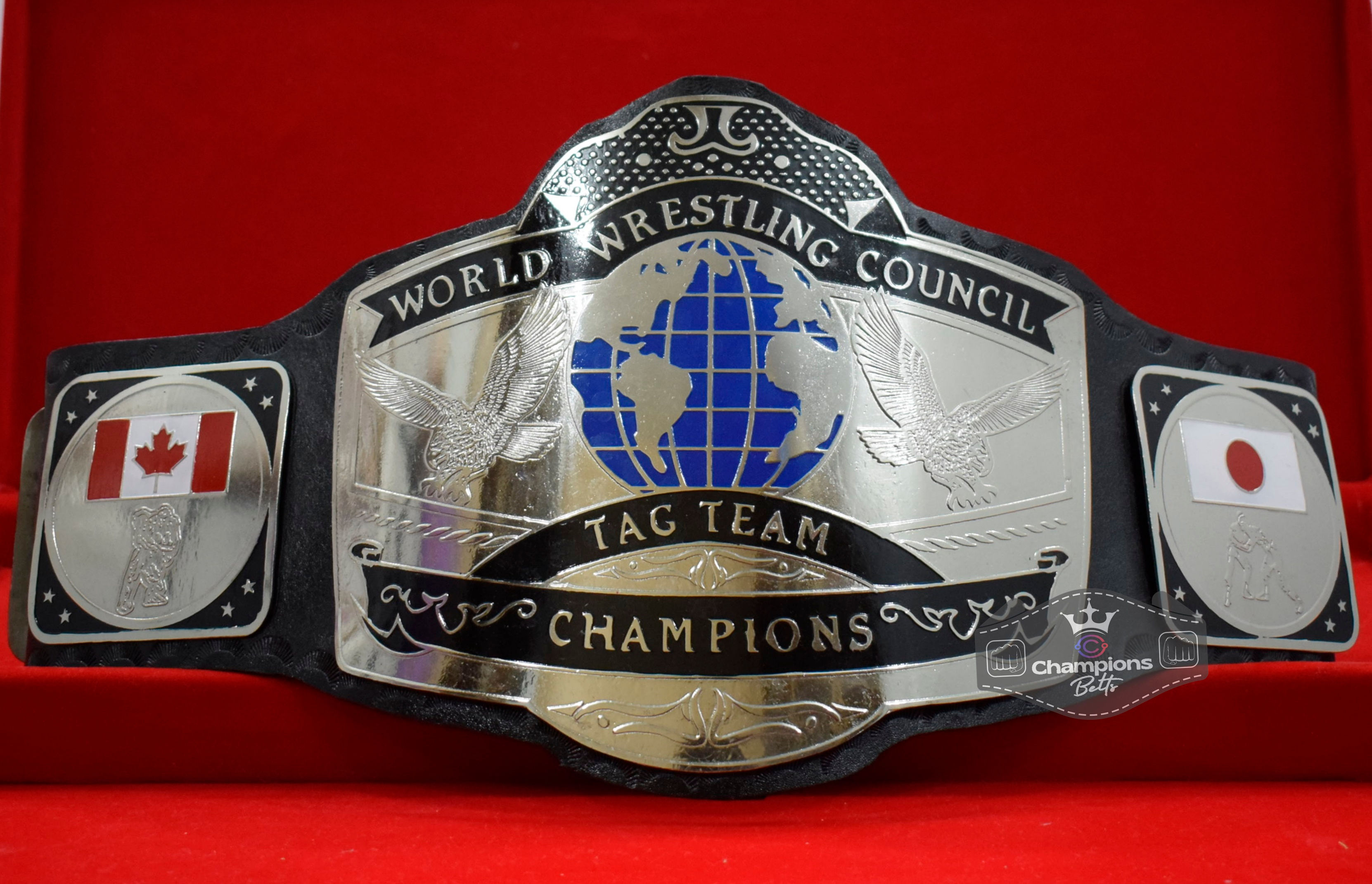 WWC Puerto Rico World Wrestling Council Tag Team Championship Belt