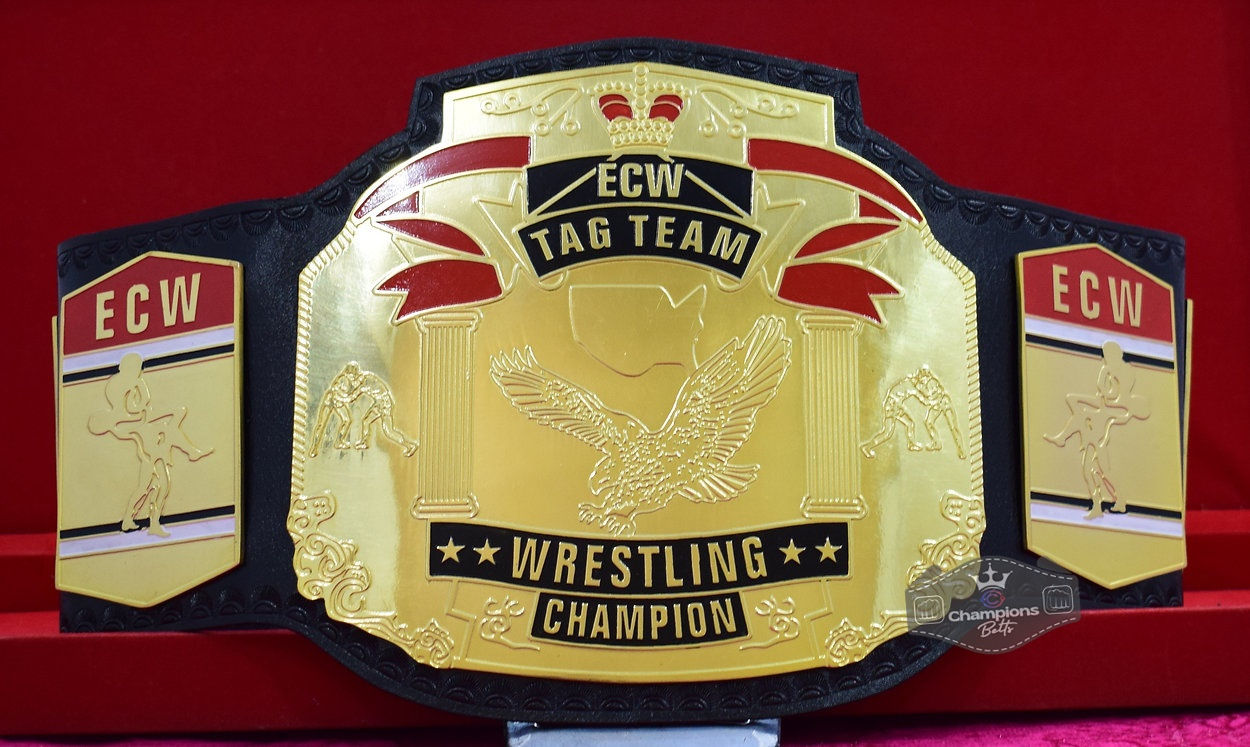 1st ECW Tag Team Wrestling Championship Title Belt