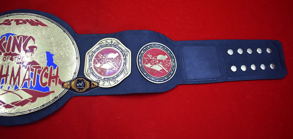 Thumbnail: XPW of the Deathmatch Wrestling Championship belt