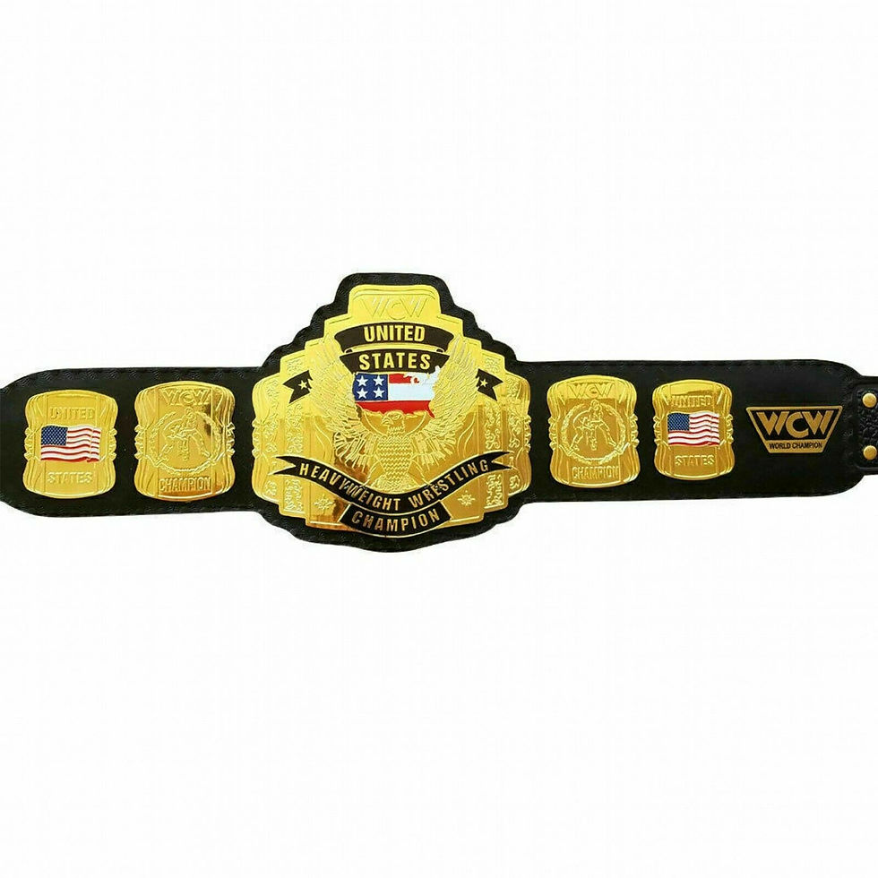 Thumbnail: WCW United States Heavyweight Wrestling Championship Leather Belt