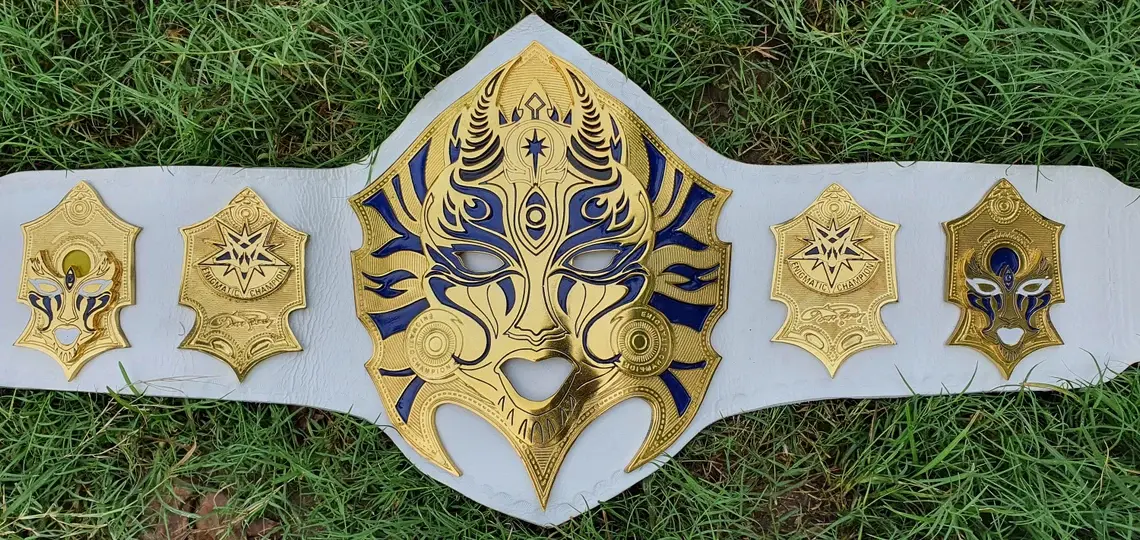 Jeff Hardy Noir Legacy Enigmatic Immortal Championship TNA Wrestling Title Belt