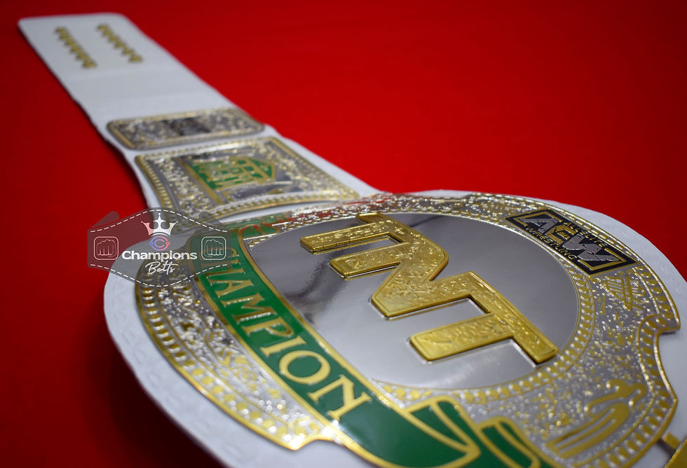 Thumbnail: TNT/AEW  White Strap Wrestling Championship Belt