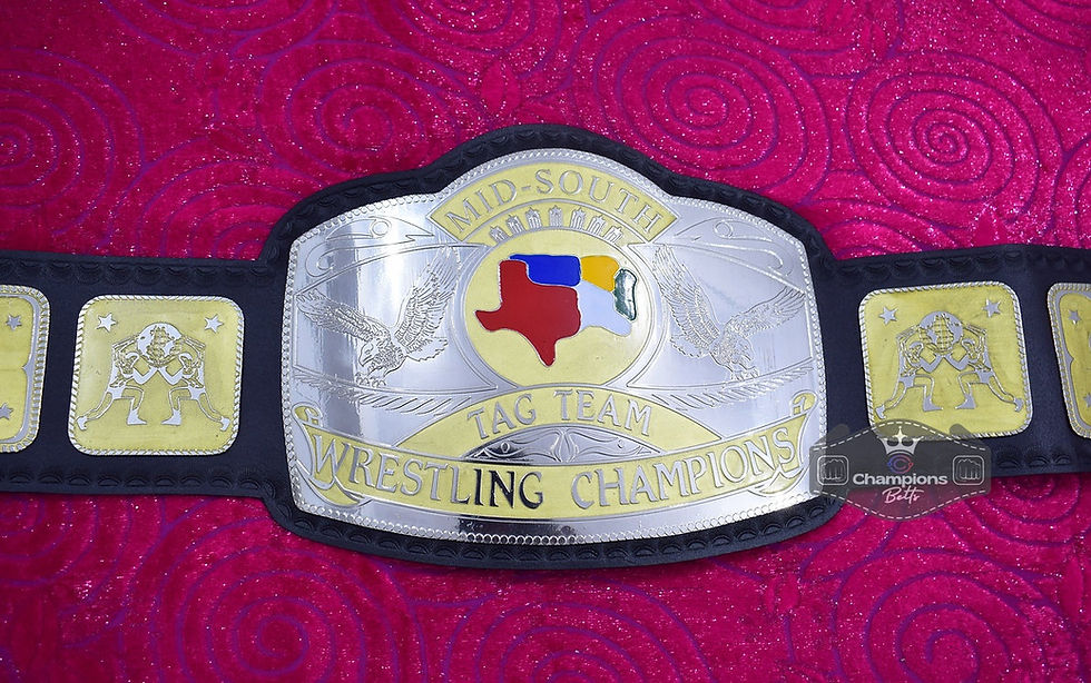 Thumbnail: Mid-South Tag Team Wrestling Championship Belt