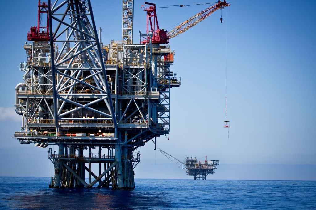 Leviathan offshore platform photo
