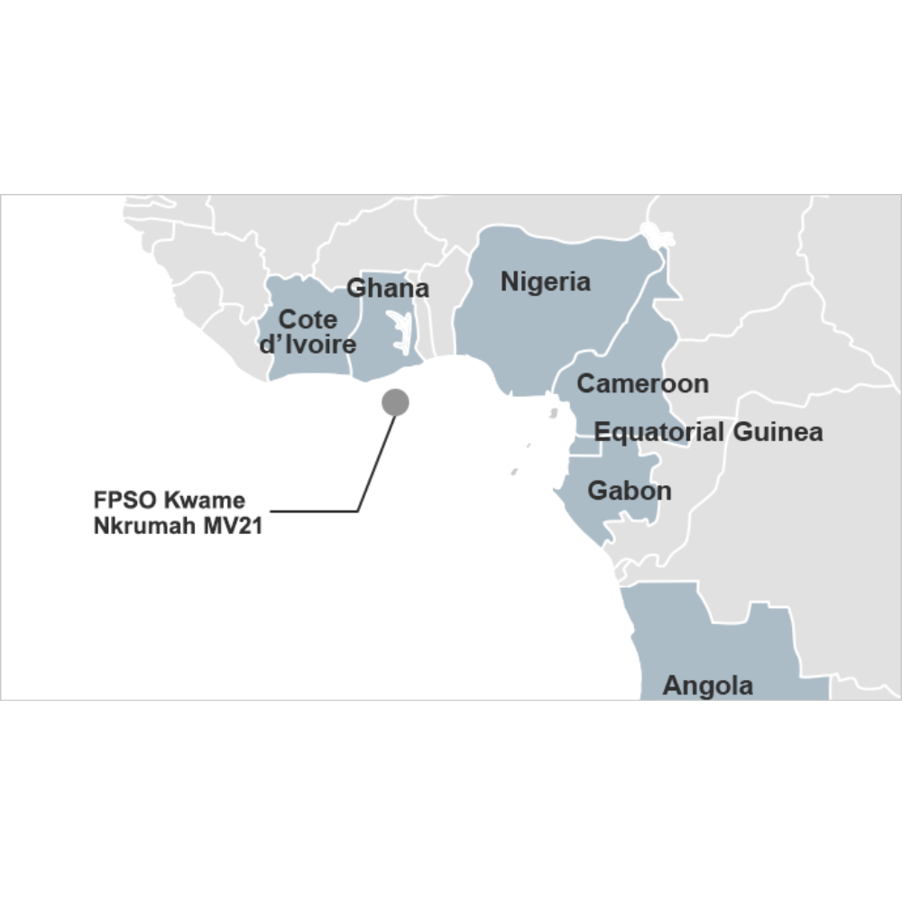 Kwame Nkrumah FPSO layout