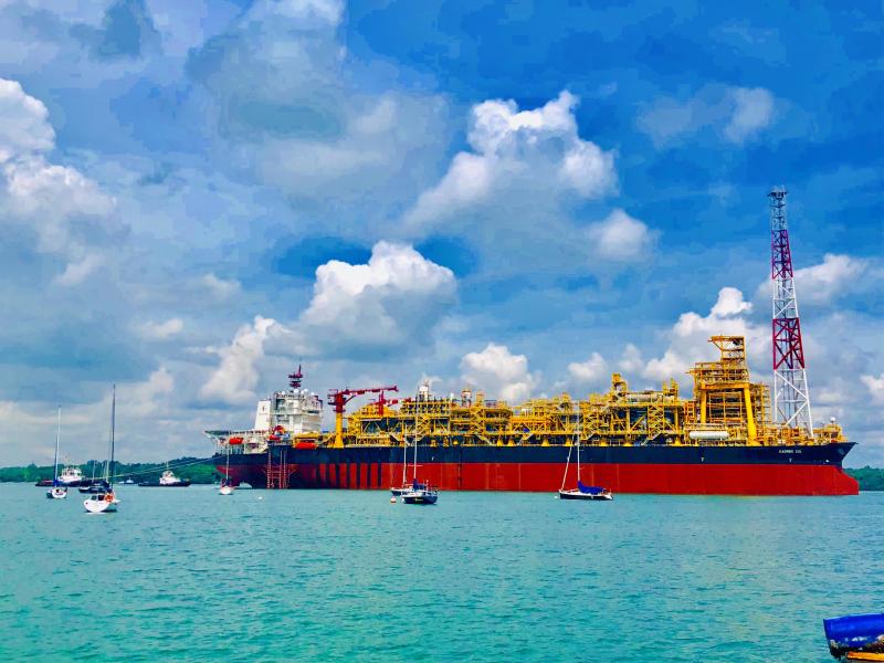 Kaombo Sul FPSO offshore platform photo