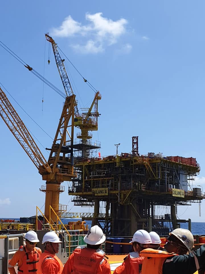 Dulang A offshore platform photo