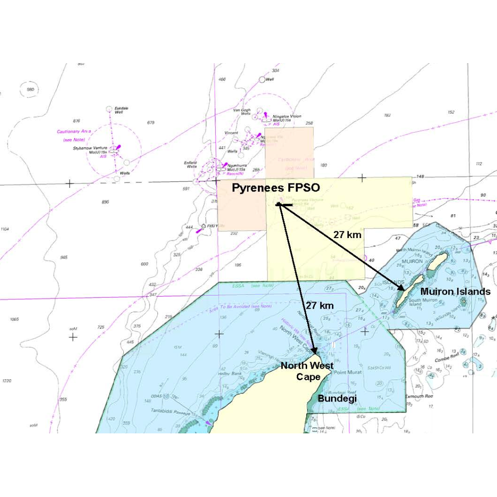Pyrenees FPSO layout