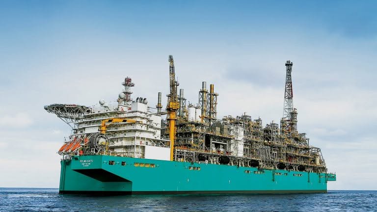 Satu PFLNG offshore platform photo