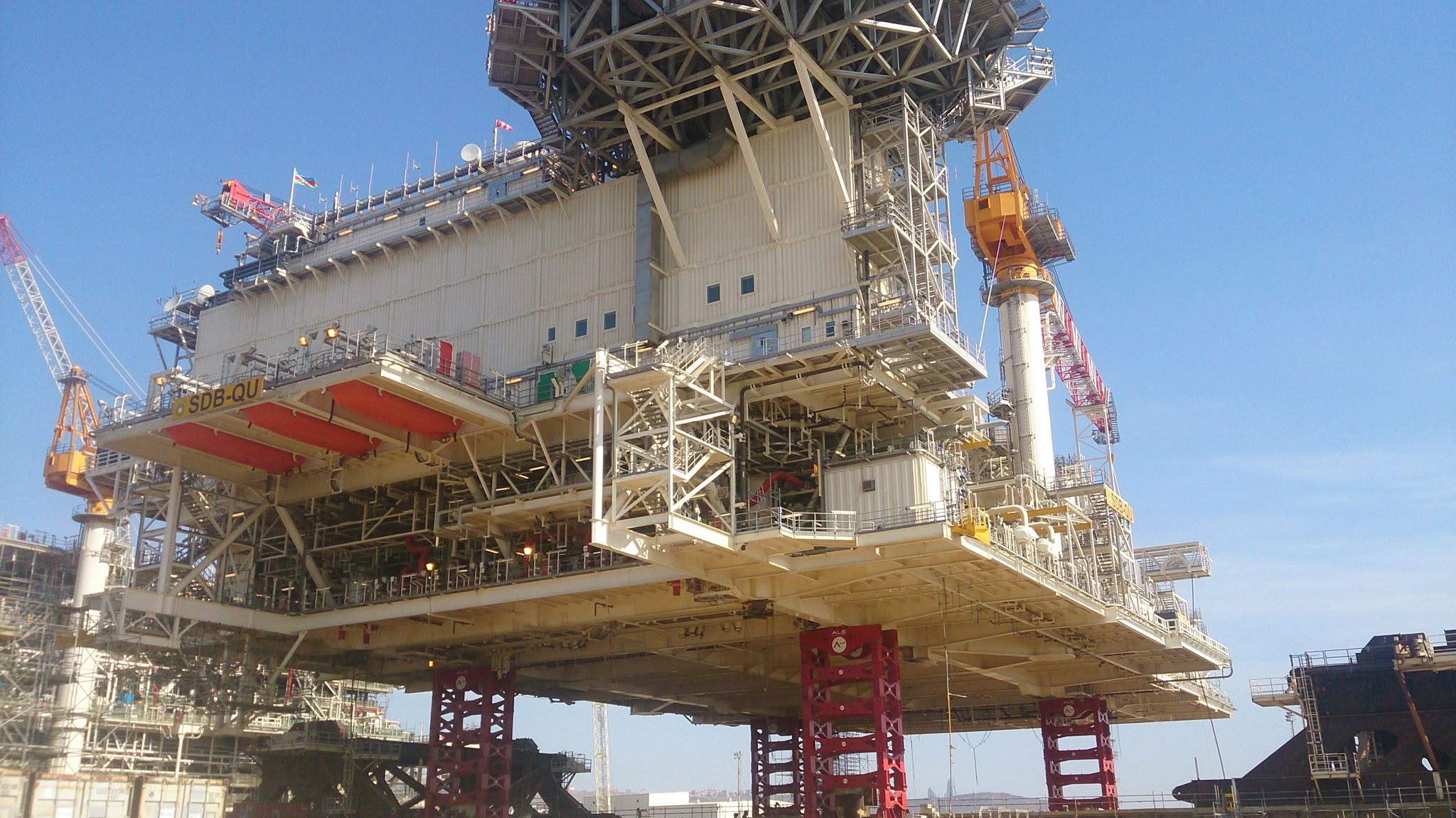 Shah Deniz Bravo offshore platform photo