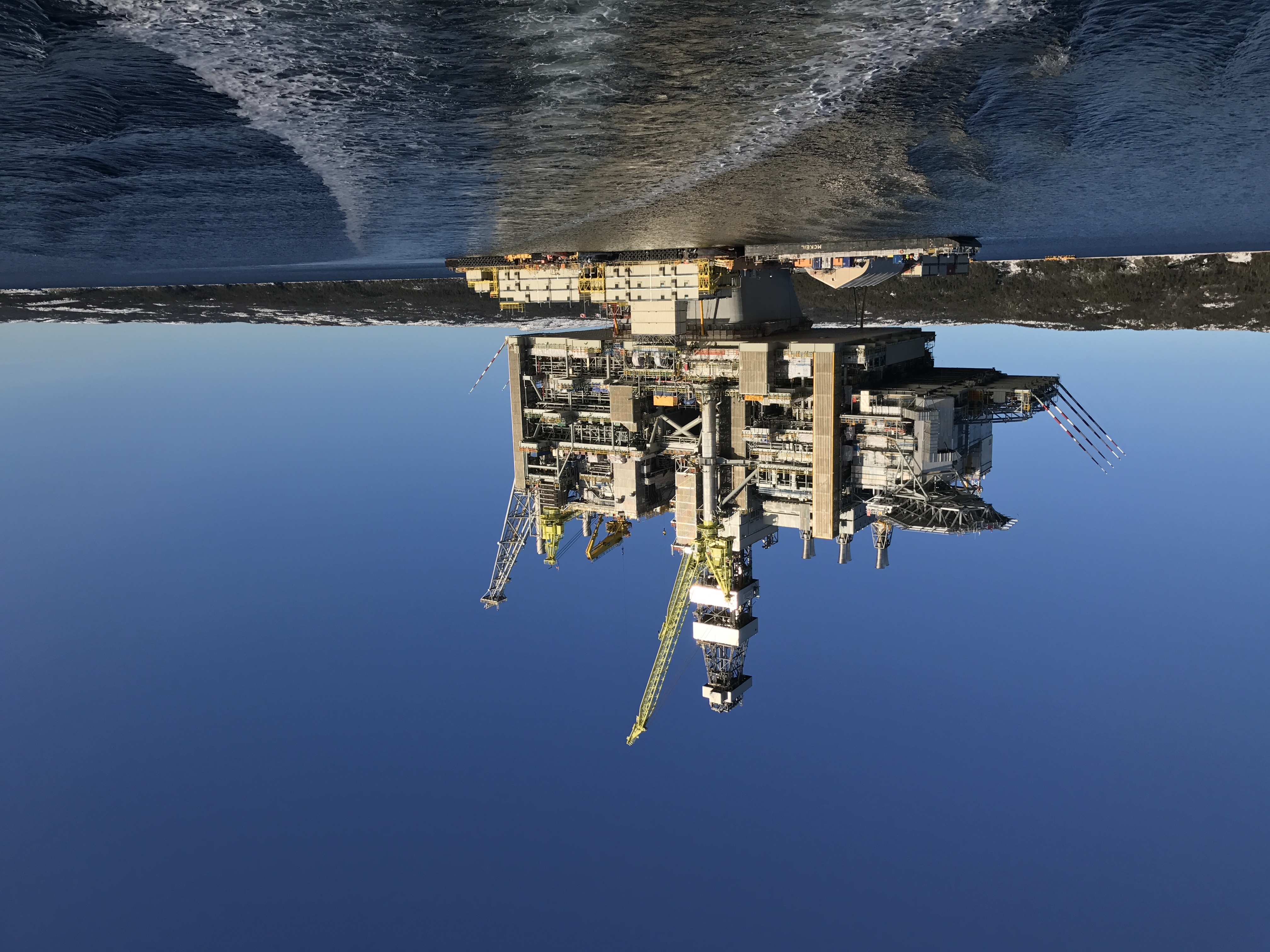 Hebron offshore platform photo