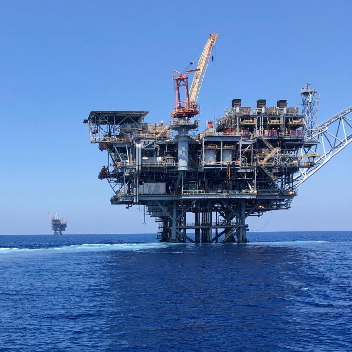 Tamar offshore platform photo