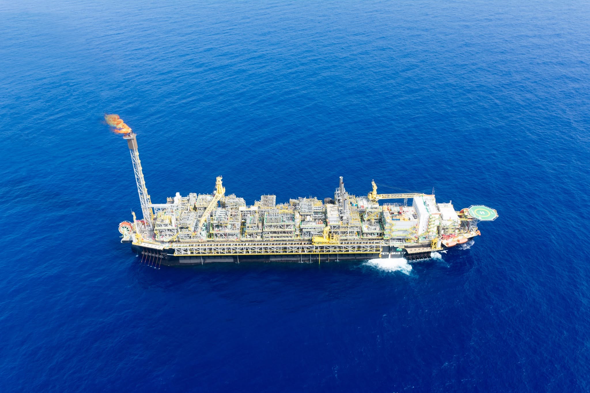 P-77 FPSO offshore platform photo