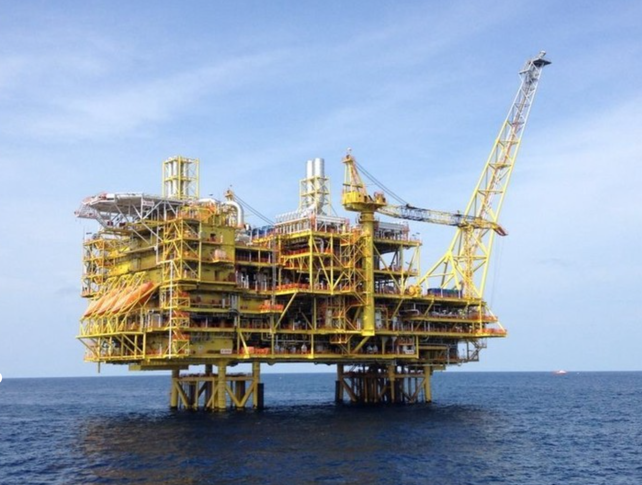 Kebabangan offshore platform photo