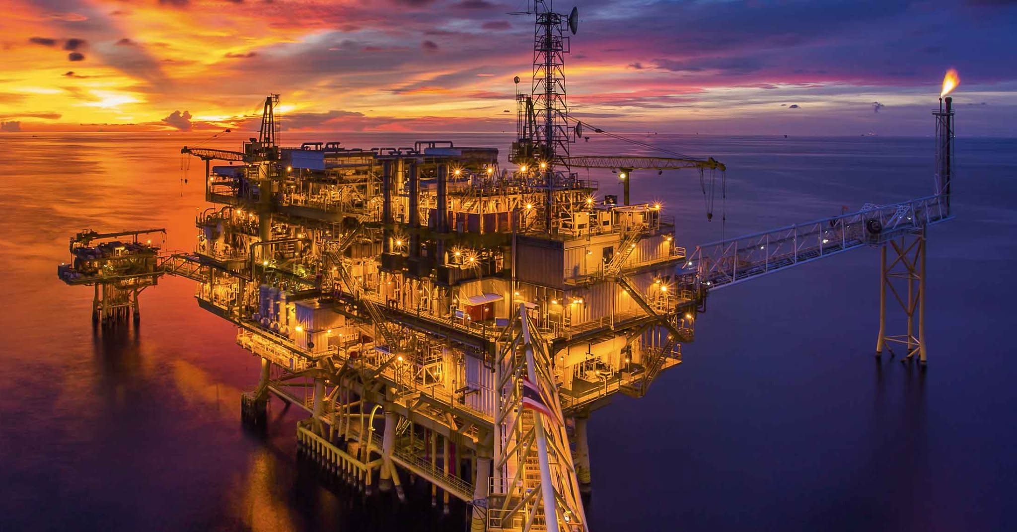Arthit offshore platform photo