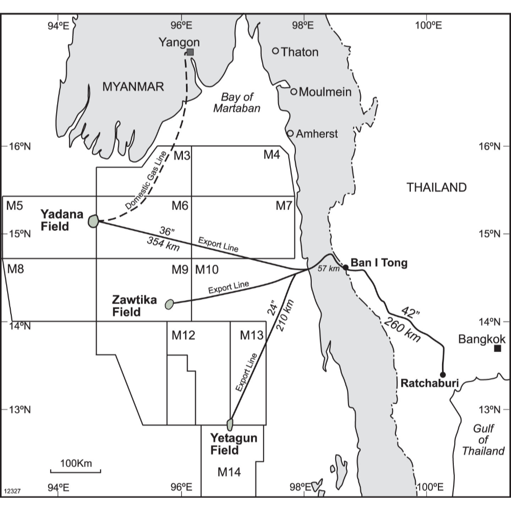 Yadana layout
