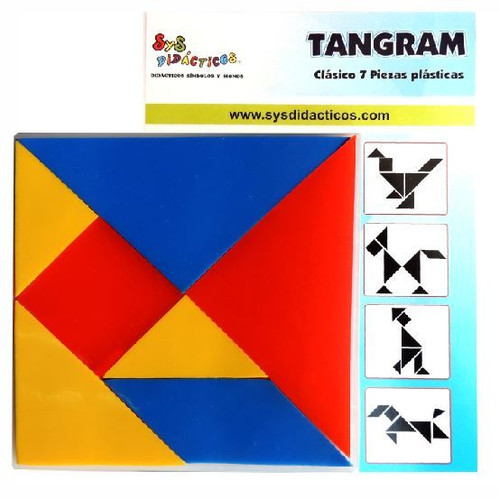 TANGRAM PLÁSTICO 12 X CM sys didacticos