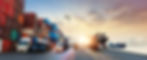 Global business of Container Cargo freight train for Business logistics concept, Air cargo