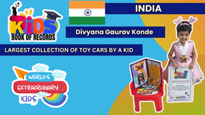 Fastest To Identify 10 Human Body Parts Bya Kid -Achieved By Divyana Gaurav Konde