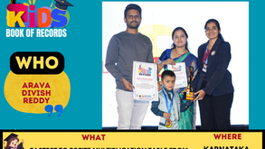 Fastest To Recite Multiplication Table From 1 To 10 - Achieved By Arava Divish Reddy