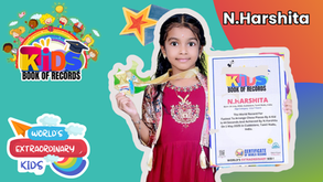 Fastest To Arrange Chess Pieces By A Kid - Achieved By N.Harshita