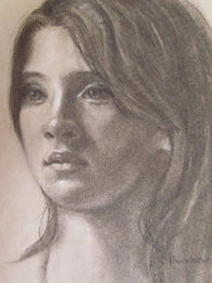 Portraits charcoal art