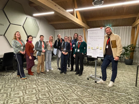 Een van de twee workshopgroepen afgelopen editie