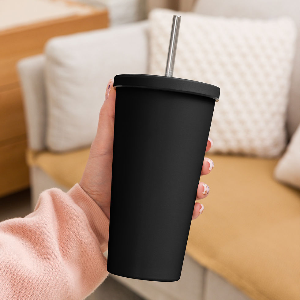 Thumbnail: Insulated tumbler with a straw