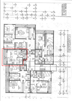 Plan alle Wohnungen mit Kennzeichnung