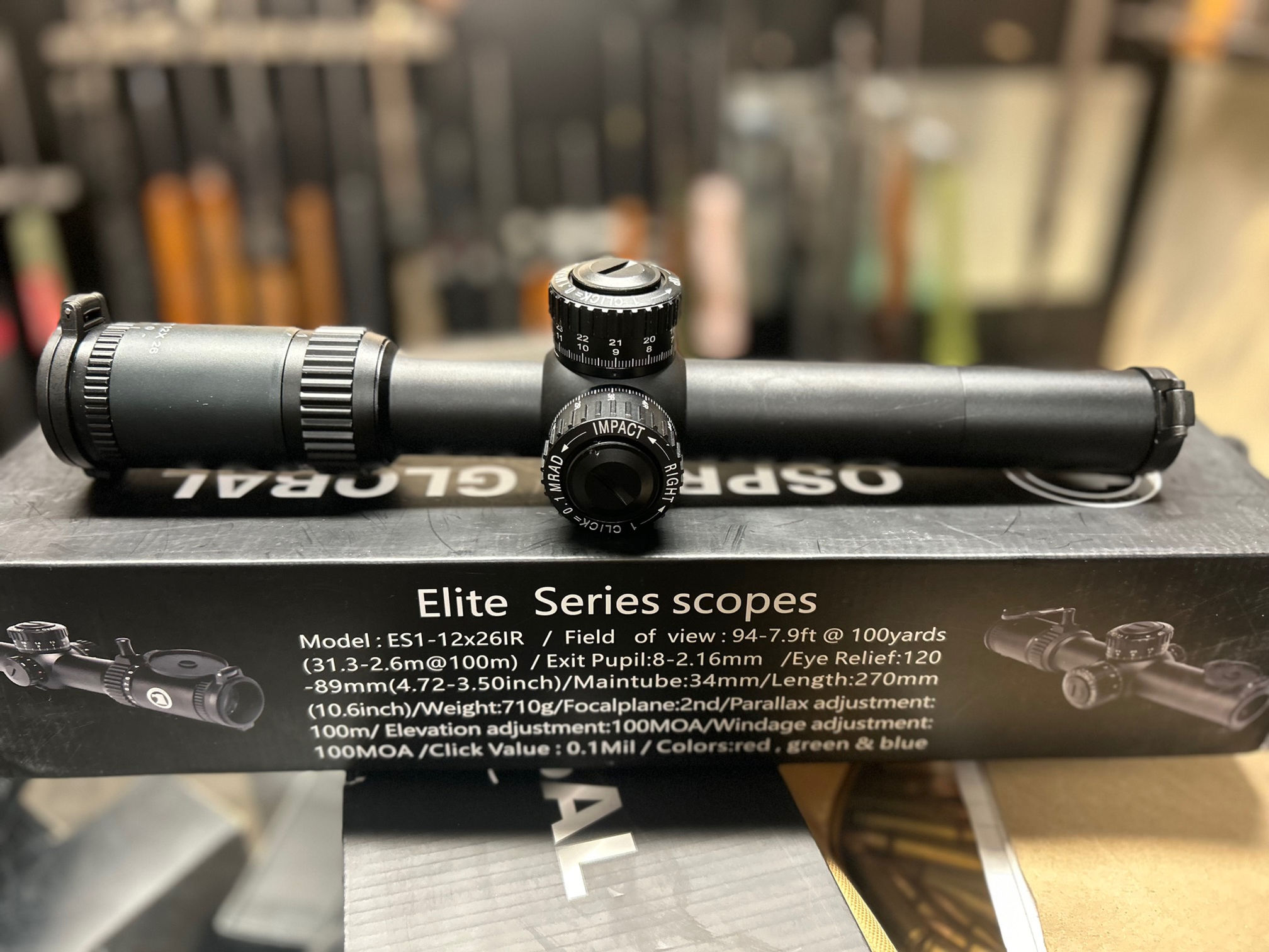 Elite series Osprey global 1-12x26