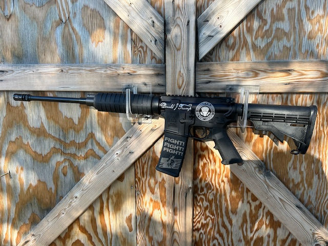 Trump AR15 chambered in 556