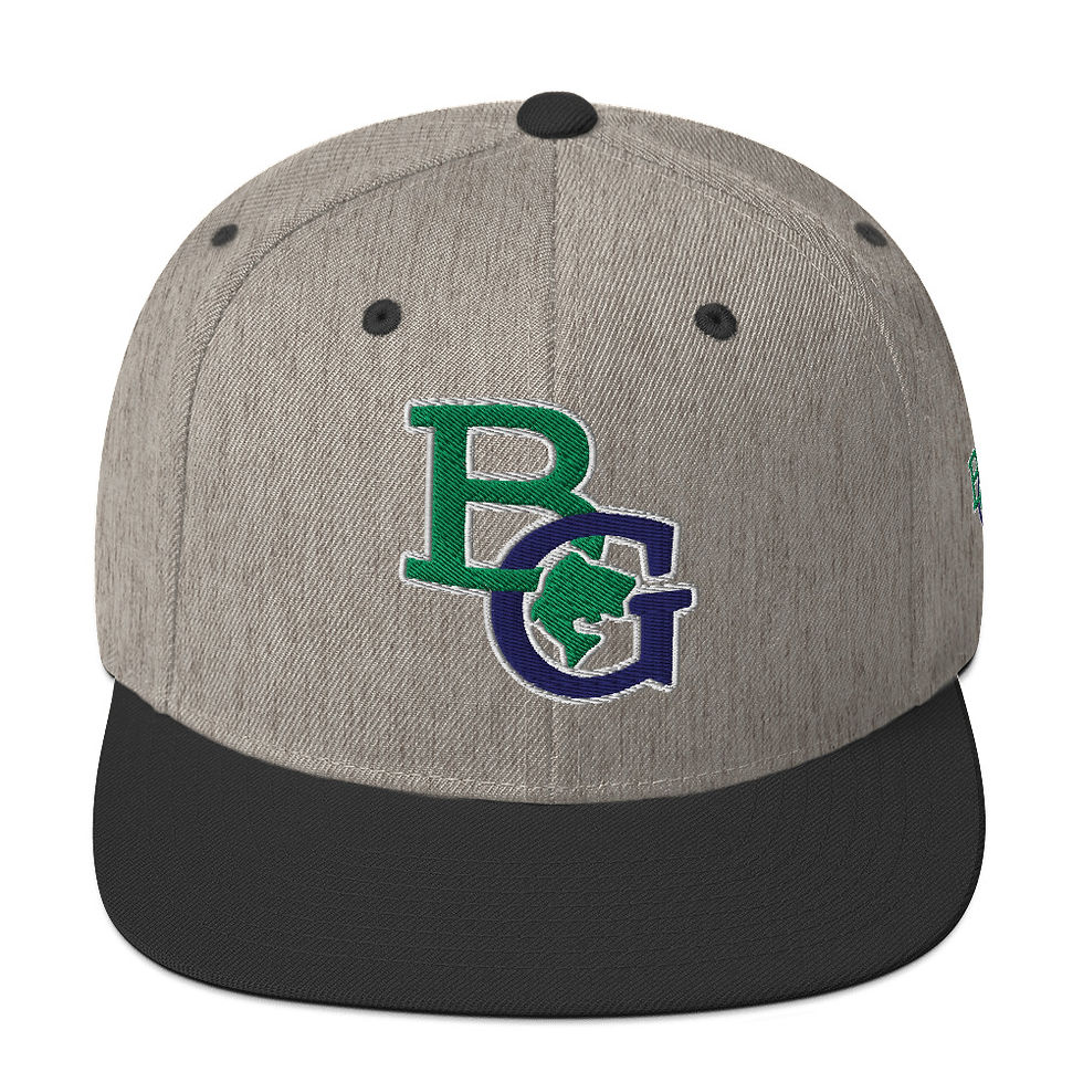 Thumbnail: BassGeek Baseball Logo Flat Bill Hat