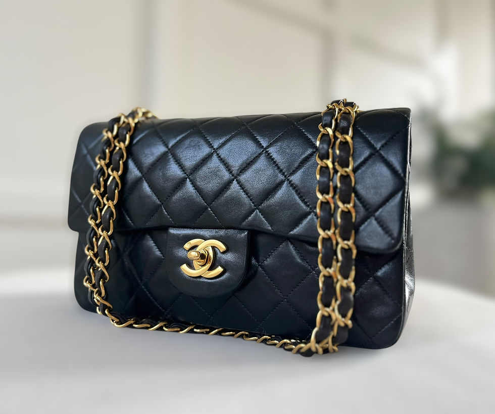 Thumbnail: Chanel Vintage Double Classic Flap Small