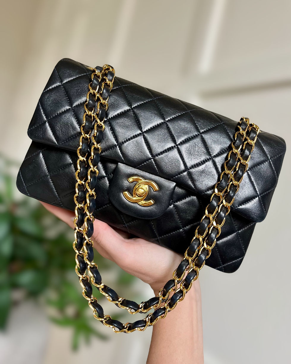 Chanel Vintage Double Classic Flap Small