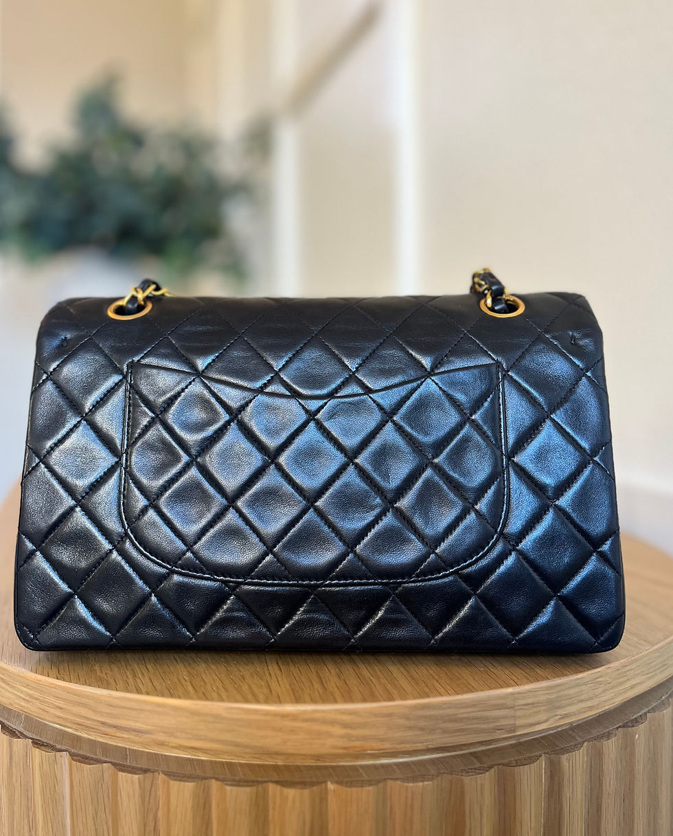Thumbnail: Chanel Double Classic Flap Size Medium