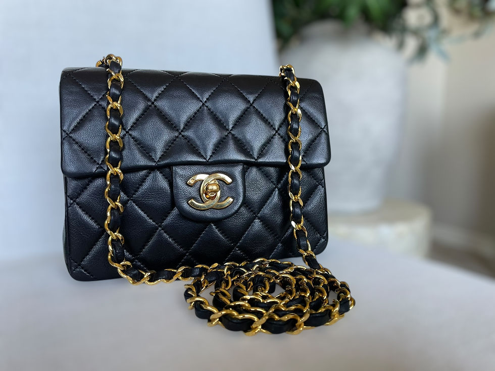 Thumbnail: Chanel Vintage Mini Classic Flap