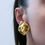 Thumbnail: Chanel Vintage 24k Gold 1996 Coco Mark Oversized Logo Earrings