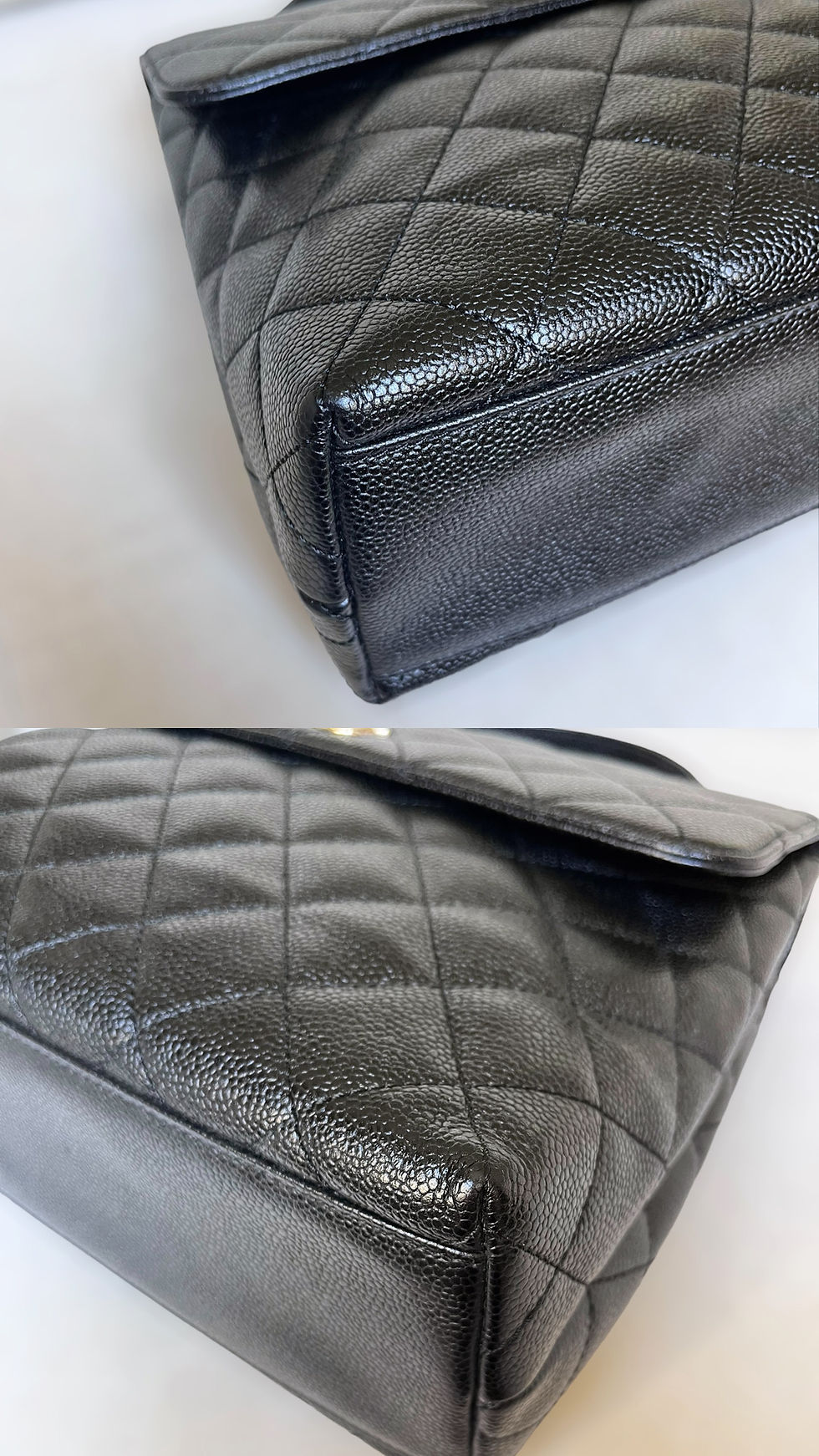Thumbnail: CHANEL Caviar Kelly Handle Bag