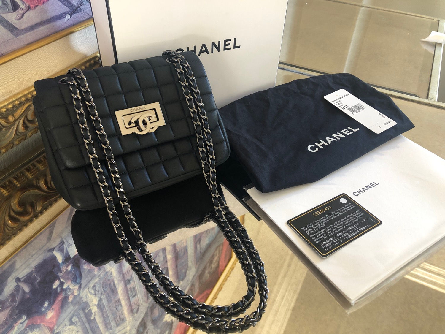 NEW Chanel Black Mini Flap