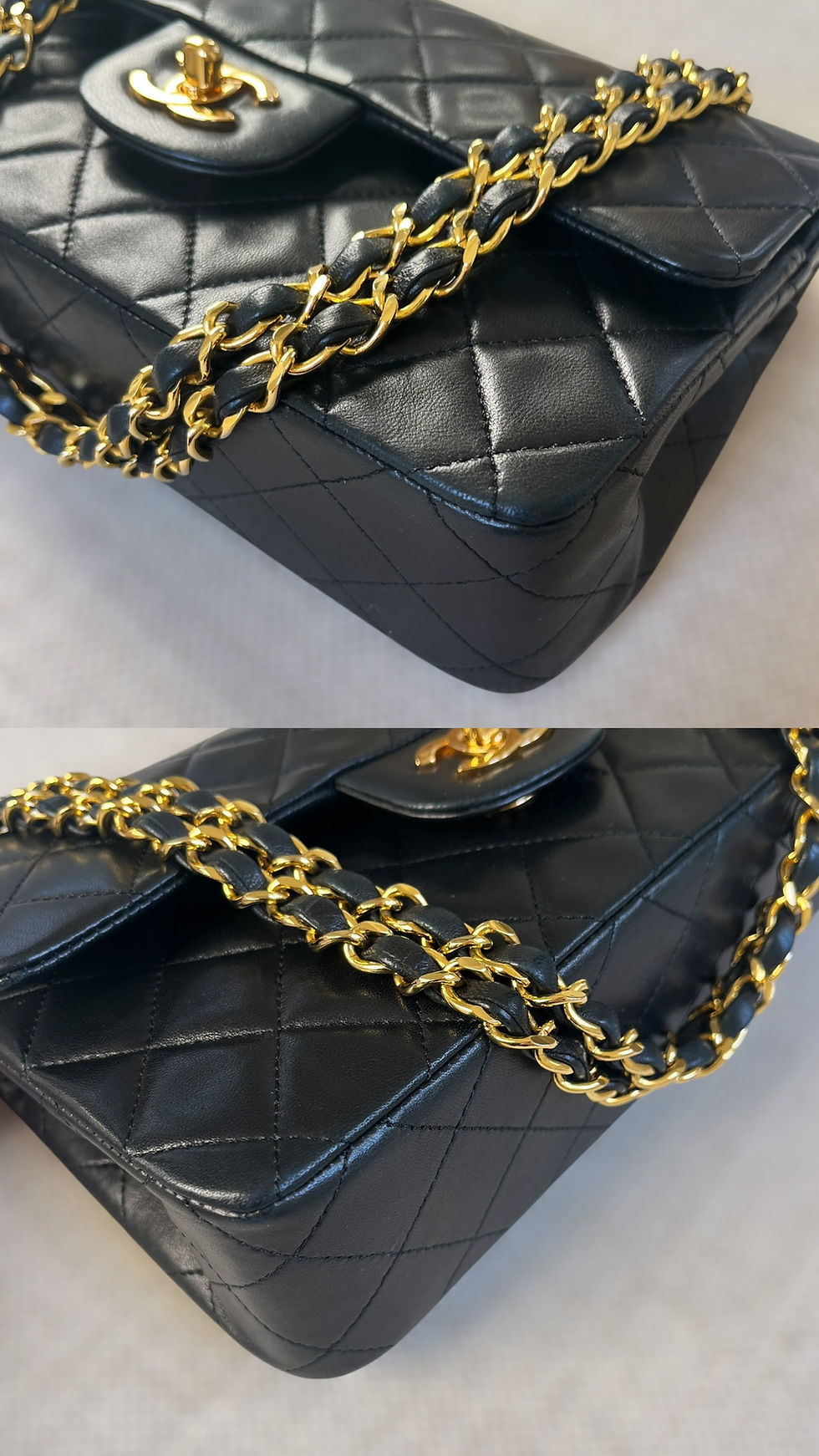Thumbnail: Chanel Double Classic Flap Size Small