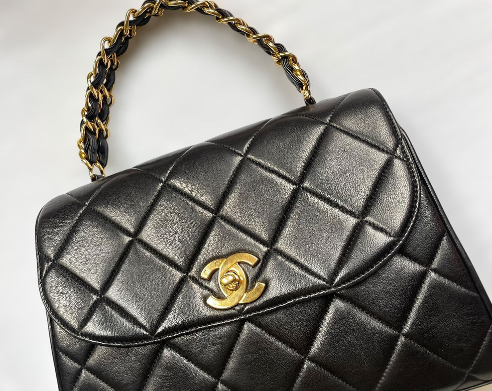 Thumbnail: Chanel Mini Kelly Chain Handle Bag