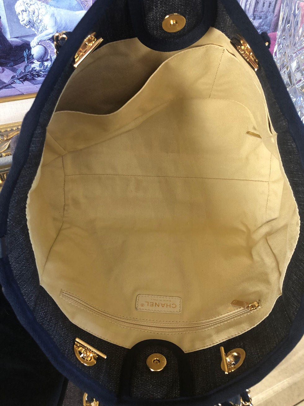 Thumbnail: Chanel Deauville Tote Medium